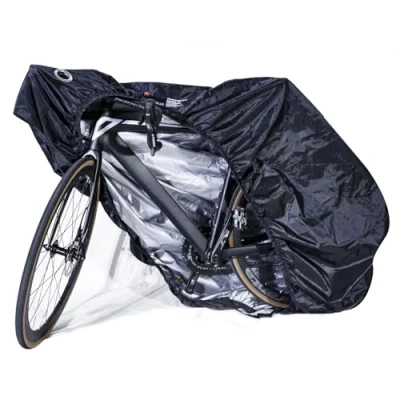 Imagen de CCLIFE Funda Bicicleta Exterior Impermeable con Orificios de Bloqueo 200x70x110cm 210D Oxford Cubierta Protector para Montaña Carretera