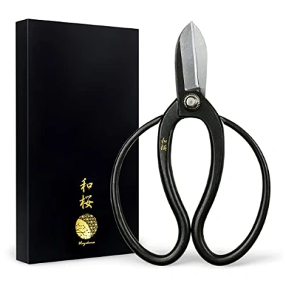 Imagen de Wazakura Tijeras Japonesas Profesionales Koryu Acero Yasugi 170mm, Hechas en Japón, Para Ikebana y Arreglos Florales