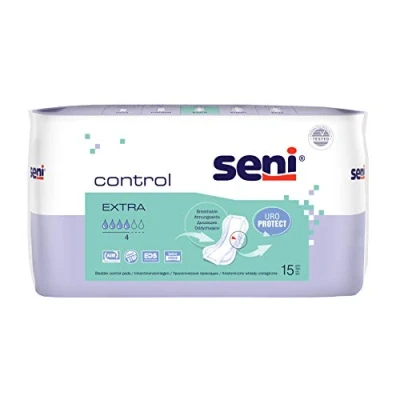 Imagen de Seni 13449 Control Compresas para incontinencia (4 gotas, 15 unidades)