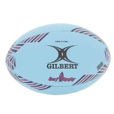 Imagen de Gilbert Balon Rugby Playa Surf Azul Talla 5