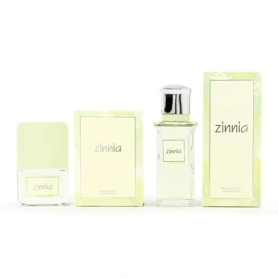 Imagen de ZINNIA Original, Colonia Mujer, Promoción 100 ml + 30 ml, Pack 2 Productos, Perfume Formato Spray, Eau de Toilette Femenina, Aroma Cítrico y Floral, Fragancia Fresca Larga Duración