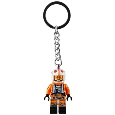 Imagen de LEGO Star Wars 854288 Llavero con diseño de piloto Luke Skywalker, naranja, Small