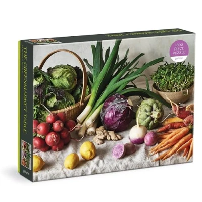 Imagen de Galison La Mesa del Mercado Verde Rompecabezas, Multicolor (9780735377608)