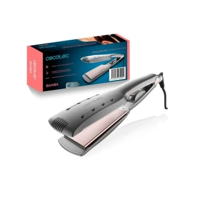 Imagen de Cecotec Plancha del pelo de placas Anchas Bamba Ritualcare 950 Wet&amp;Dry Max Care. 55 W, Revestimiento Turmalina y Extracto Aguacate, Pro Ionizer, Apta para Húmedo