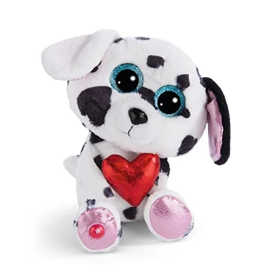 Imagen de NICI Topacio GLUBSCHIS dálmata Topaz 15cm Blanco sostenible Hecho de Suave Peluche, para Jugar y abrazar, niños Adultos, una Gran Idea Regalo, Color (49236)