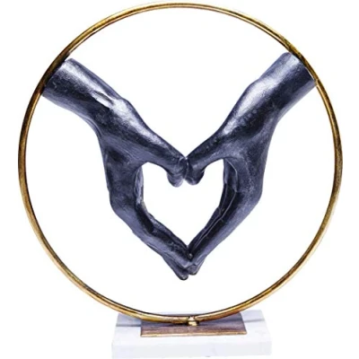 Imagen de Kare Design Elements Heart HandFigura decorativa, diseño de corazón, 33x31x11cm