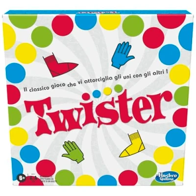 Imagen de Hasbro Gaming Twister, Single, Multicolor, 3 (B590EC58D1)