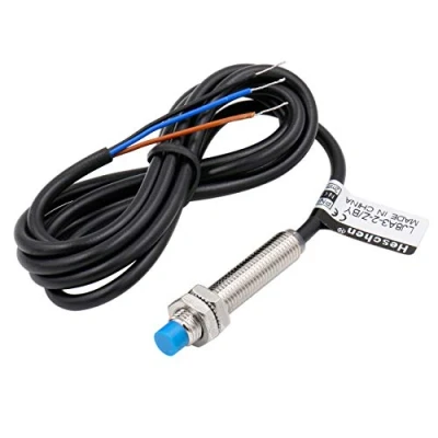 Imagen de Heschen M8 Interruptor de sensor proximidad inductivo tipo sin blindaje LJ8A3 2 Z/BY Detector 2mm 10 30VDC 200mA PNP normalmente abierto (NO) 3 cables