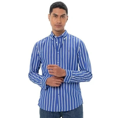 Imagen de Tommy Hilfiger FLEX Nautical Camisa, Hombre, Talla: XL, White / wedge blue