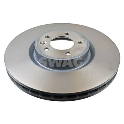 Imagen de SWAG 33 10 0121 Disco de freno Eje delantero 380 34 5 120 ventilación interna revestido altamente carbonizado LAND ROVER: Range Rover Sport