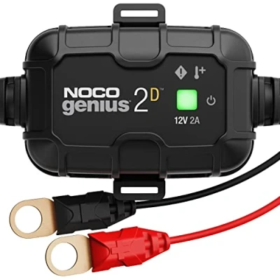 Imagen de NOCO GENIUS2DEU, Cargador de Batería Coche a Bordo 2A, Mantenedor inteligente 12V, y Desulfador para Coche, Camion, Caravana, Gel AGM