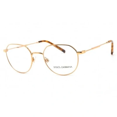 Imagen de Dolce &amp; Gabbana Hombre DG1349 02 Marcos de vista Metal Oro Transparente Pantos Normal