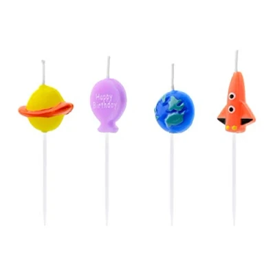 Imagen de 4 Velas de cumpleaños Space Party