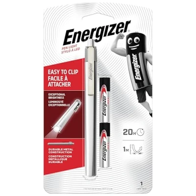 Imagen de Energizer Linterna LED bolígrafo, 35 lúmenes, funciona con 2 pilas AAA , linternas especiales para necesidades específicas