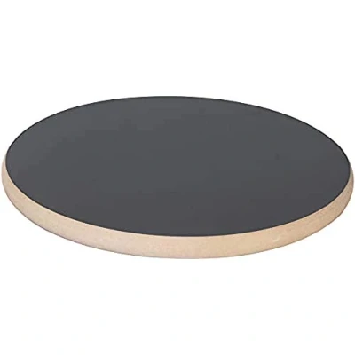 Imagen de WAGNER Soporte con ruedas para plantas BLACK Ø 29 x 2,5 cm I Carrito flores uso interior, MDF revestimiento de melamina, negro Carro Capacidad carga 100 kg 20027501