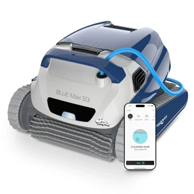 Imagen de Dolphin Blue Maxi 50i Robot limpiafondos Piscina automático Sube Paredes, para Piscinas enterradas de 15m
