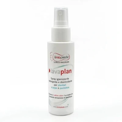 Imagen de Lavaplan Spray antibacteriano, desinfectante y limpiador. Limpia e higieniza en profundidad plantillas calzado, eliminando los malos olores.