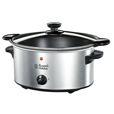 Imagen de Olla de cocción lenta Russell Hobbs Cook@Home, 3,5 L, 3 ajustes temperatura, Acero