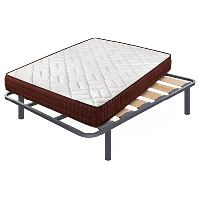 Imagen de Cama express Colchón Viscosoft Ergos 18 + Somier Zeus con 4 Patas 32 cm, Medida : 120 x 200 cm