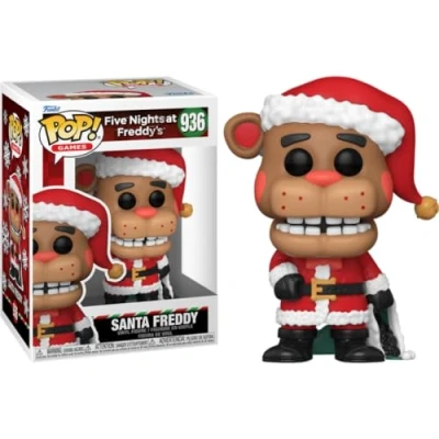 Imagen de Funko Pop! Games: Five Nights At Freddy&#039;s (FNAF) Holiday Freddy Fazbear Figura de Vinilo Coleccionable Idea Regalo Mercancia Oficial Juguetes para Niños y Adultos Video Games Fans