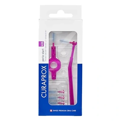 Imagen de Curaprox CPS 406 perio start con 5 soportes + UHS 409 y 470 fucsia
