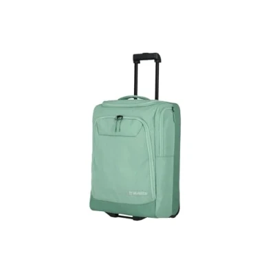 Imagen de travelite Kick Off Bolsa de Viaje con Ruedas (tamaño pequeño, 55 cm), Salvia, Trolley S (55 Ruedas, Verde (Salvia), cm)