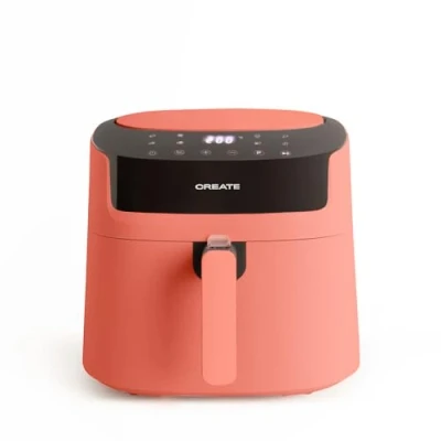 Imagen de CREATE/FRYER PRO LARGE/Freidora de aire sin Aceite 6,2L Terracota / 8 programas automáticos, selector temperatura 40 200, 1800W
