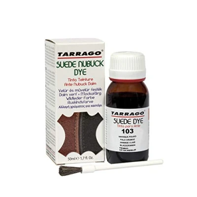 Imagen de Tarrago Suede Nubuck Dye 50 ml Tinta para Zapatos, Bolsos y Accesorios de Ante (Naranja Pálido 103)