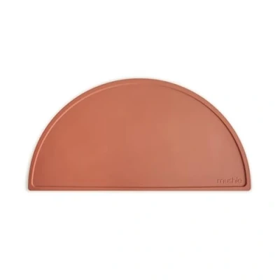 Imagen de Mushie Mantel Individual de Silicona para Niños Tapete Resistente a Las Manchas y Apto Lavavajillas Diseño Antideslizante Accesorio Durable Pequeños Niñas Clay