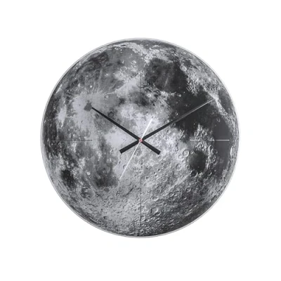 Imagen de Karlsson Reloj de Pared Luna. Movimiento silencioso Color Negro
