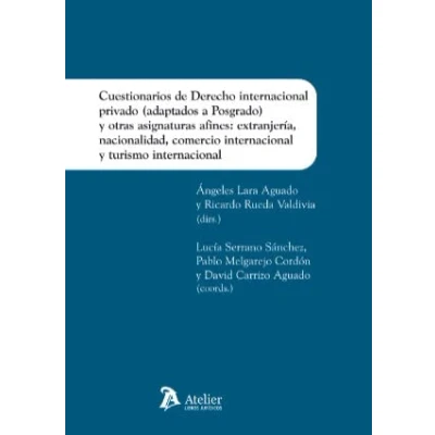 Imagen de Cuestionarios De Derecho Internacional Privado (adaptados A Posgrado)
