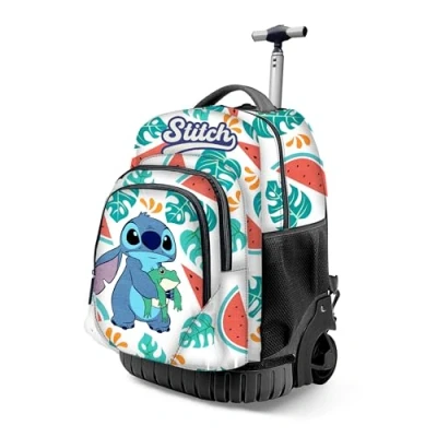 Imagen de Disney Lilo y Stitch Frog Mochila Trolley GTS FAN, Multicolor, 32 x 47 cm, Capacidad 30 L
