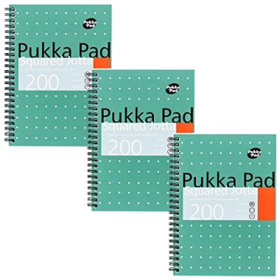 Imagen de Pukka Pad JM021SQ Paquete de 3 cuadernos anillas A5