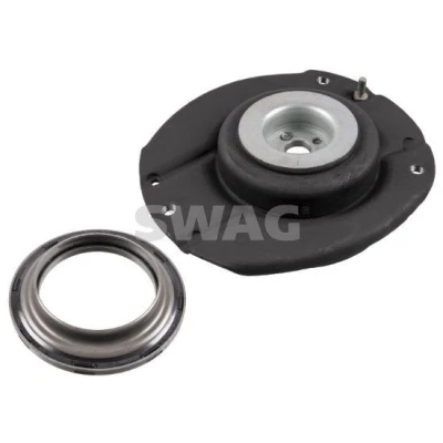 Imagen de SWAG 62 91 8757 Copela de amortiguador Eje delantero, derecha con rodamiento bolas Caucho PEUGEOT: 206 Hatchback, 206+ Hatchback