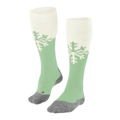 Imagen de FALKE Sk2 Intermediate W Kh Lana Hilo Funcional Calida Gruesa 1 Par, Calcetines de esquí para Mujer, Quiet Green 7378, 35 36