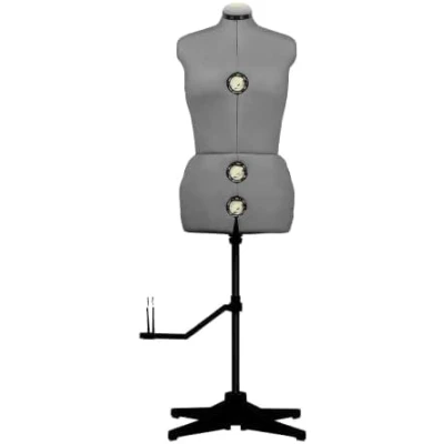 Imagen de EFFEKTIV Maniqui Costura Mujer Ajustable Busto de Moda con Talla y Altura Ajustables Ideal para Modistas Confección 13 Ajustes L XXL (44 52 Euro)