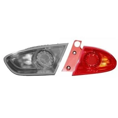 Imagen de ABAKUS 445 1917R UE Piloto trasero derecha Parte exterior P21W Rojo sin bombilla, portalámparas SEAT: Leon II Hatchback norauto, oscaro, mister
