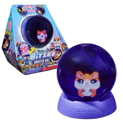 Imagen de BIZTEE Mascota Digital Hamster Ball Virtual con 20 Hamsters Interactiva Que Rueda y Reacciona al Tacto Interacciones Sonidos 6072283 Juguetes Niños 5 Años +