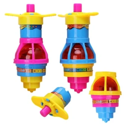 Imagen de Fulenyi Lanzadores de peonzas Intermitentes,Lanzadores Juguetes Spinner Top Launch Juguete Iluminado con giroscopio peonzas, Intermitentes para