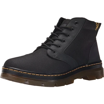 Imagen de Dr. Martens 6 Eye Boot, Botas de Combate Hombre, Negro Black Extra Tough Nylon Rubbery 001, 41 EU