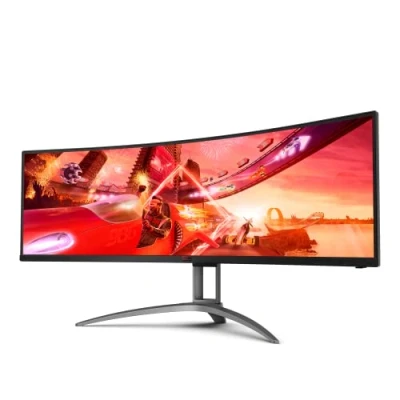 Imagen de AOC Monitor Agon Gaming AG493UCX2 49 pulgadas Dual QHD, USB C 165Hz, VA, 1ms, FreeSync Premium Pro, FlickerFree, Low Blue Mode (5120x1440, 400cd/m, HDMI 3x3.0, Displayport 1x1.4)