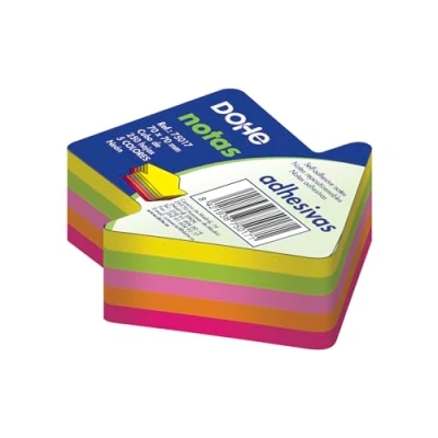 Imagen de DOHE 75017 Pack de 250 cubos notas adhesivas en forma de&quot;flecha&quot;, 70 x mm