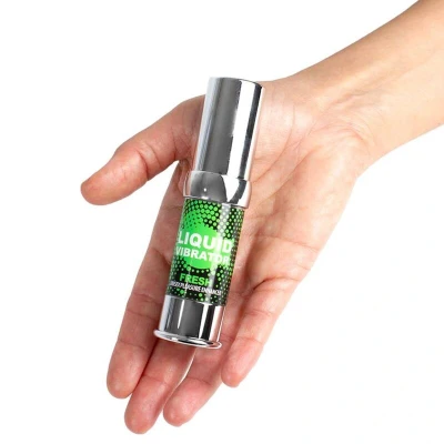 Imagen de Lubricante con sabor a menta Vibrador liquido retardante 15 ml de Secret Play