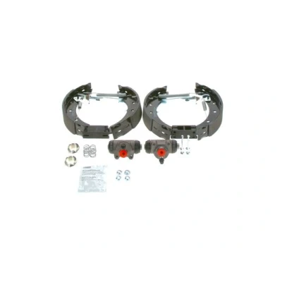 Imagen de BOSCH 0 204 114 549 Kit frenos, disco de tambor con accesorios, cilindro freno rueda CITROËN: Xsara Hatchback, Saxo ZX Hatchback