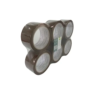 Imagen de Cinta adhesiva q connect polipropileno havana 66 mt x 50 mm para embalaje