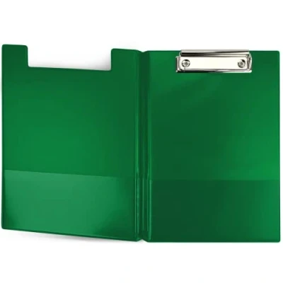 Imagen de Netuno 1 carpeta para portapapeles A5 con clip color verde claro DIN tapa tablero de escritura pinza metal, placa dura, plástico, bloc notas, portadocumentos