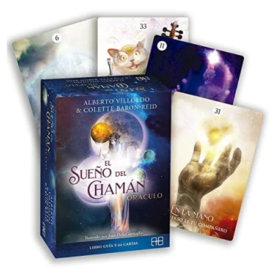 Imagen de El sueño del chamán, oráculo: Libro guía y 64 cartas (ADIVINACION TAROT JUEGOS)