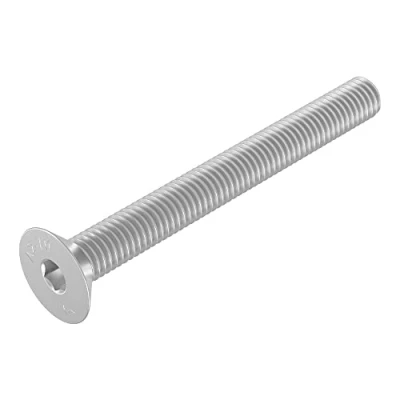 Imagen de Tornillo avellanado SECCARO M6 x 55 mm, acero inoxidable V2A VA A2, DIN 7991 / ISO 10642, casquillo hexagonal, 20 piezas