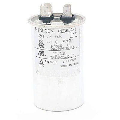 Imagen de DollaTek 30uF CBB65 Motor del Condensador Que se Ejecuta para el acondicionador de Aire 450VAC SH 40/70/21 50 / 60Hz