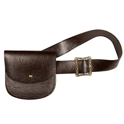 Imagen de Boland Gürteltasche mit Gürtel Riñonera con cinturón, liso, Color marrón/dorado, 18 x cm, 110 5 cm (36012)